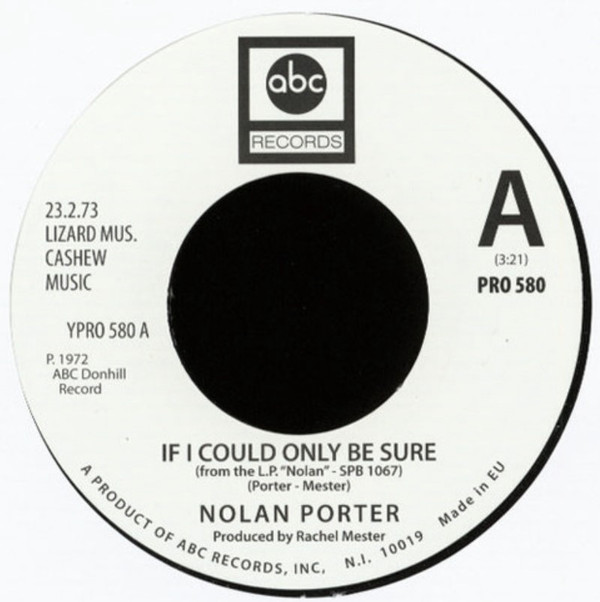 last ned album Nolan Porter Holly St James - If I Could Only Be Sure Thats Not Love