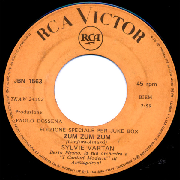 Sylvie Vartan – Zum Zum Zum ! (1968, Vinyl) - Discogs