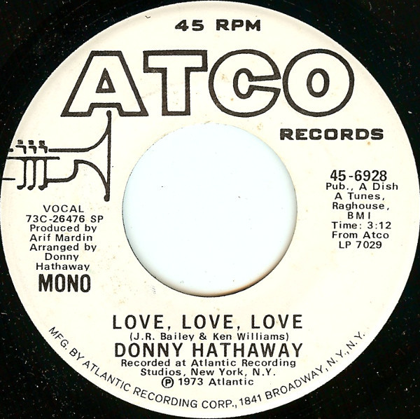 Donny Hathaway – Love, Love, Love (1973, PL Pressing, Vinyl ...
