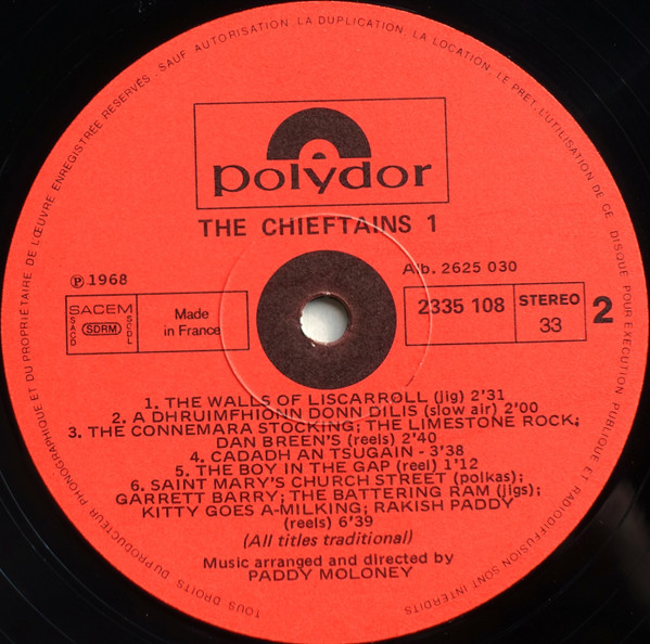 ladda ner album The Chieftains - The Chieftains 1 Et 2