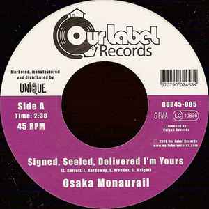 Osaka Monaurail - Signed, Sealed, Delivered I'm Yours / Supershine #9 album cover