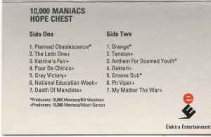 10,000 Maniacs – Hope Chest (The Fredonia Recordings 1982 - 1983