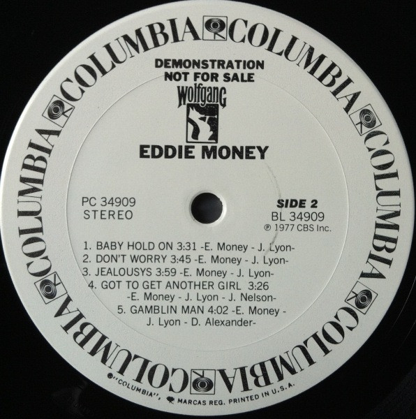 Eddie Money – Two Tickets To Paradise (1978, Vinyl) - Discogs