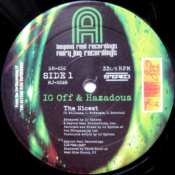 lG Off & Hazadous / Jigmastas – The Nicest / If (1999, Vinyl) - Discogs