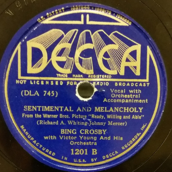 ladda ner album Bing Crosby - The One Rose Sentimental And Melancholy
