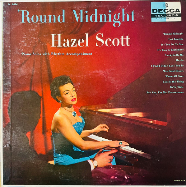 ◯Original◯USA◯MONO◯HAZEL SCOTT◯DECCA RECORDS DL-8474◯ ROUND