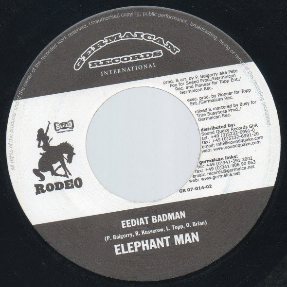 lataa albumi Elephant Man - Eediat Badman