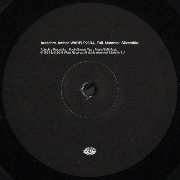 Autechre - Amber | Warp Records (WARPLP25R) - 4