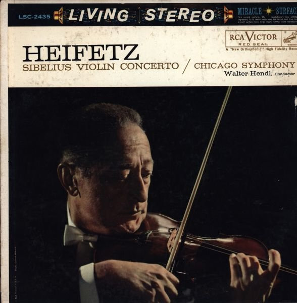 Heifetz, Sibelius, Chicago Symphony, Walter Hendl – Violin 