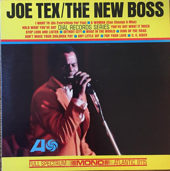 Joe Tex – The New Boss (1965, Vinyl) - Discogs