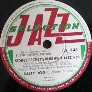 Sidney Bechet's Blue Note Jazz Men – Salty Dog / Weary Blues 