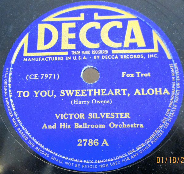 Victor Silvester and His Ballroom Orchestra – To You