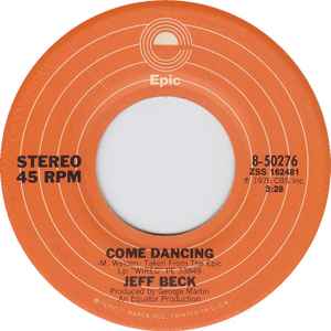 Jeff Beck - Come Dancing album cover