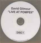 Cover of Live At Pompeii, 2017, CDr