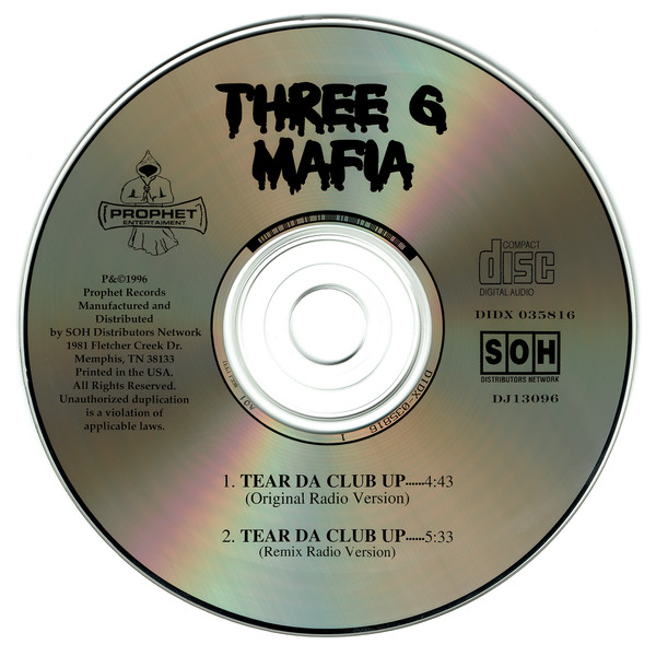 Three 6 Mafia – Tear Da Club Up (1995, Vinyl) - Discogs
