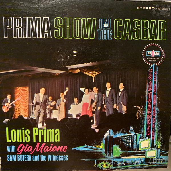 PRIMA SHOW IN THE CASBAR Louis Prima w/Gia Maione - 1963 Mono Vinyl LP 