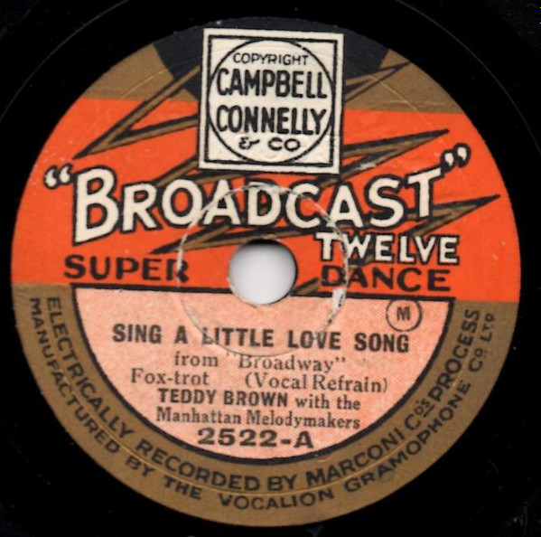 lataa albumi Teddy Brown With The Manhattan Melodymakers - Sing A Little Love Song My Song Of The Nile