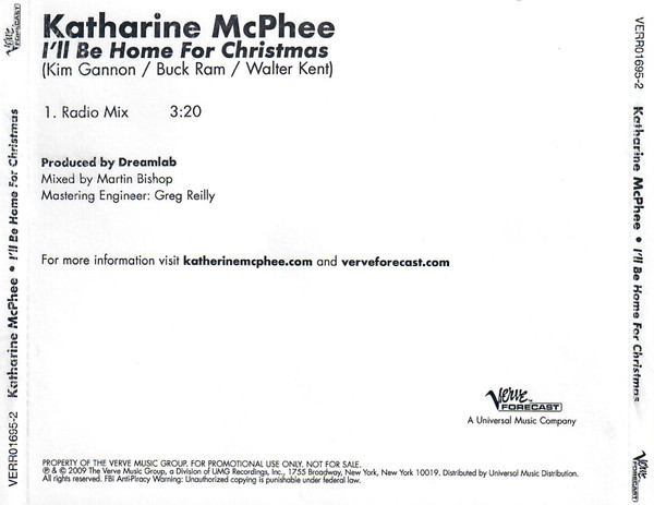 descargar álbum Download Katharine McPhee - Ill Be Home For Christmas album