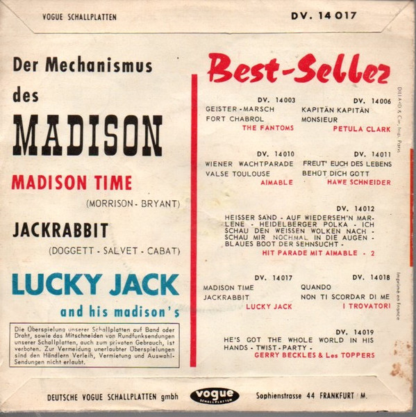 télécharger l'album Lucky Jack And His Madison's - Jackrabbit