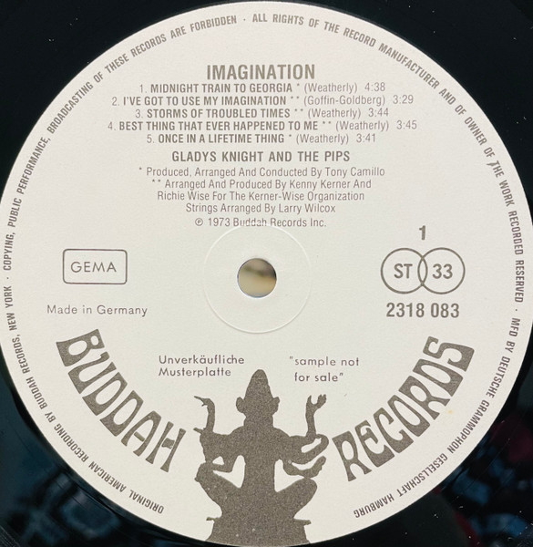 Gladys Knight & The Pips - Imagination | Releases | Discogs