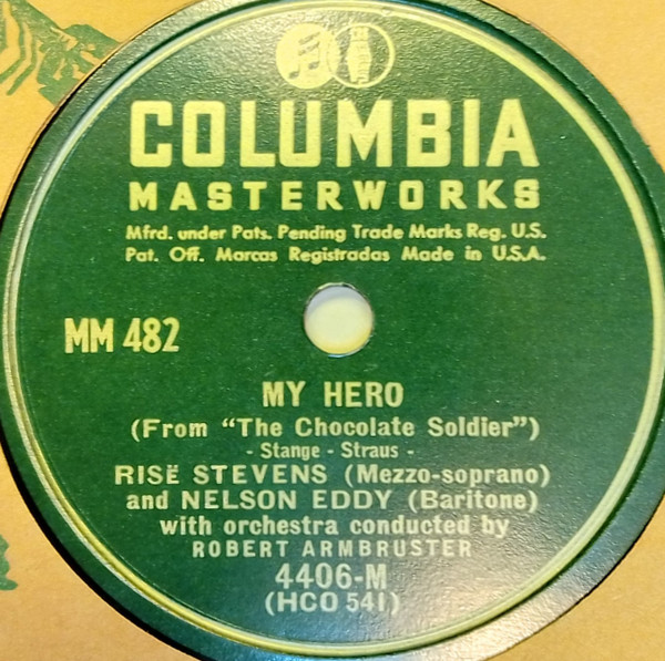 Nelson Eddy & Risë Stevens – The Chocolate Soldier (Shellac) - Discogs