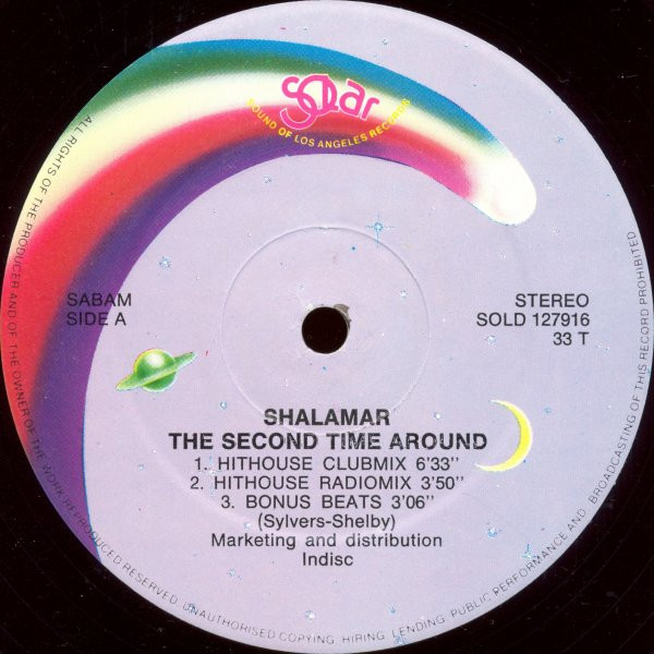 Shalamar - The Second Time Around (Hithouse Clubmix) | Solar (SOLD 127916) - 3