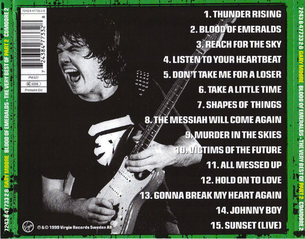 Gary Moore – Blood Of Emeralds - The Very Best Of Part 2 (1999, CD