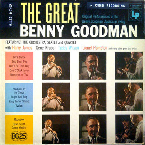 Benny Goodman – The Great Benny Goodman (1956, Vinyl) - Discogs