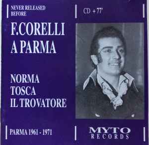Franco Corelli - F. Corelli a Parma album cover