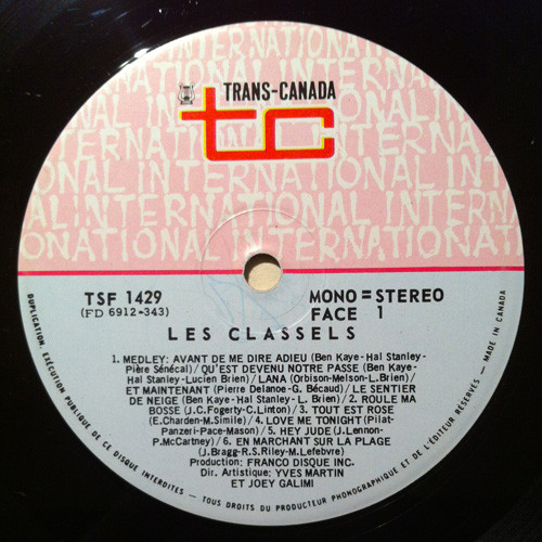 Les Classels - En Spectacle Au Théâtre Des Variétés | Trans-Canada International (TSF-1429) - 3