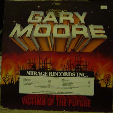 Обложка конверта виниловой пластинки Gary Moore - Victims Of The Future