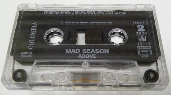 MAD SEASON / ABOVE 1995年 オリジナル レコード-