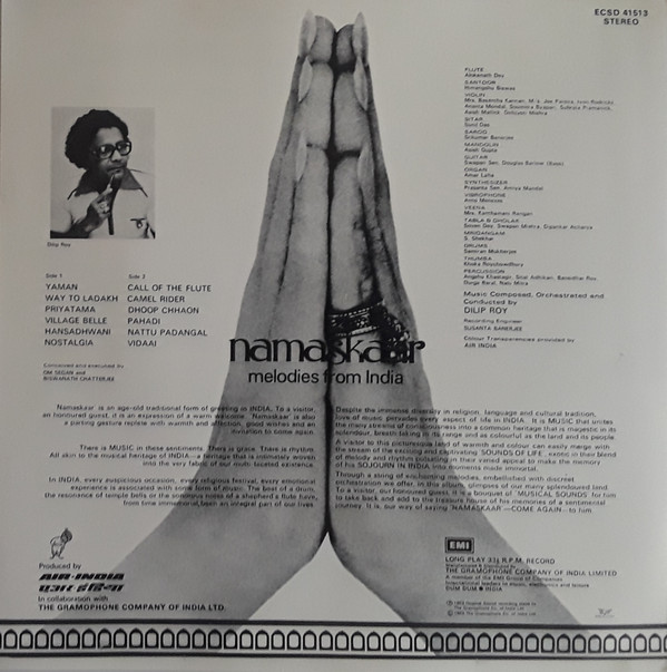 last ned album Dilip Roy - Namaskaar Melodies From India