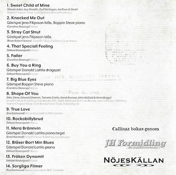 last ned album Callinaz - Fröken Dynamit