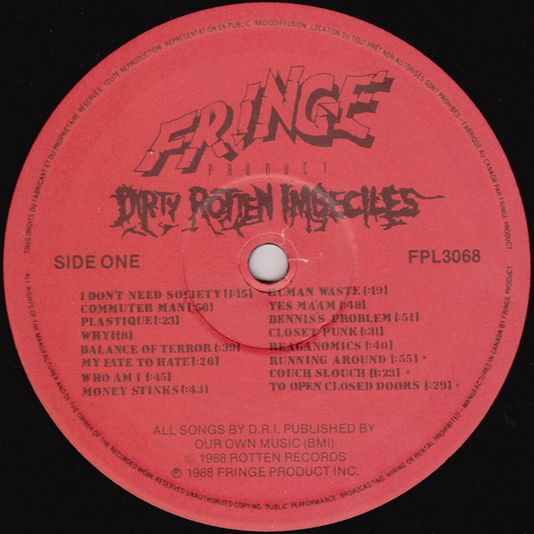 télécharger l'album Dirty Rotten Imbeciles - Dirty Rotten Violent Pacification