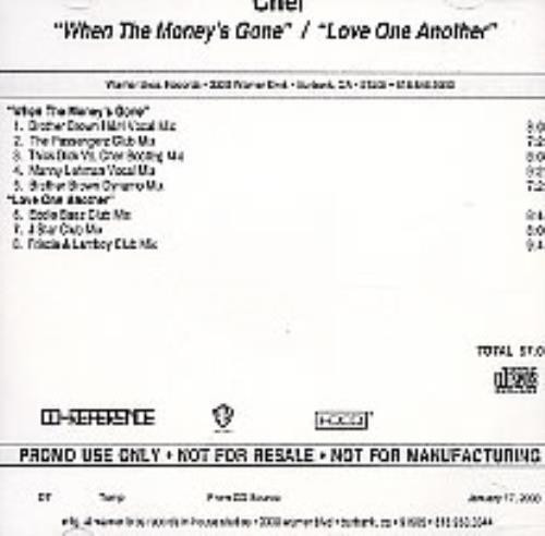 Cher – When The Money's Gone / Love One Another (2003