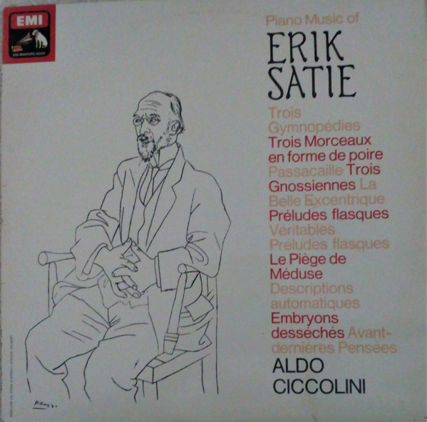 Erik Satie, Aldo Ciccolini – Piano Music Of Eric Satie (Vinyl