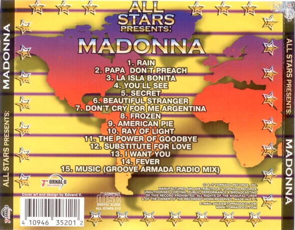 last ned album Madonna - All Stars Presents Madonna Best Of