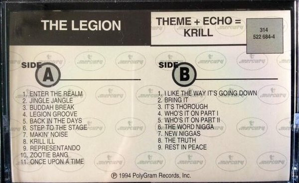 The Legion – Theme + Echo = Krill (1994, CD) - Discogs