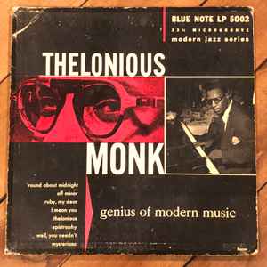 Thelonious Monk - Genius Of Modern Music album cover