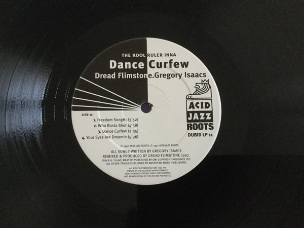 descargar álbum Dread Flimstone Presents Gregory Isaacs - The Kool Ruler Inna Dance Curfew