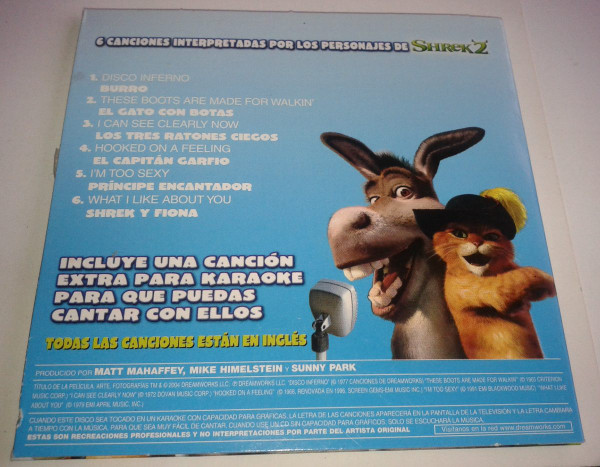 Album herunterladen Various - Shrek 2 CD Fiesta