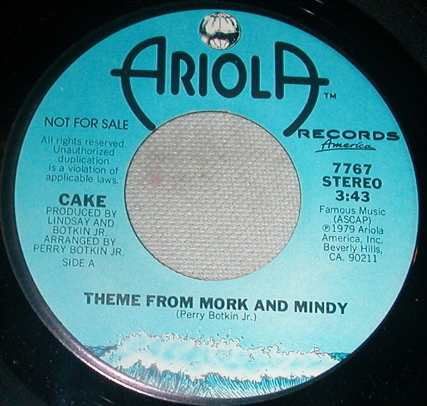 télécharger l'album Cake - Theme From Mork And Mindy