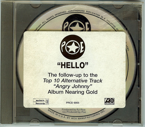 Poe Hello (1996, CD) Discogs