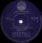 Cover of Call It Love, 1987-06-29, Vinyl