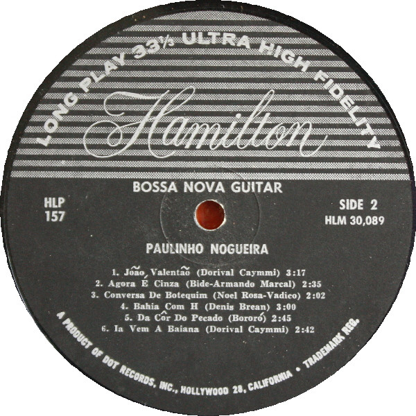 Paulinho Nogueira – Bossa Nova Guitar (Vinyl) - Discogs