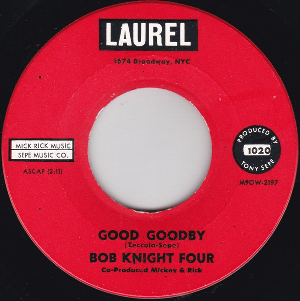 Bob Knight Four – Good Goodby / How Old Must I Be (1961, Vinyl) - Discogs