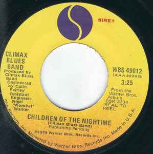 Climax Blues Band – Children Of The Nightime (1979, Vinyl) - Discogs