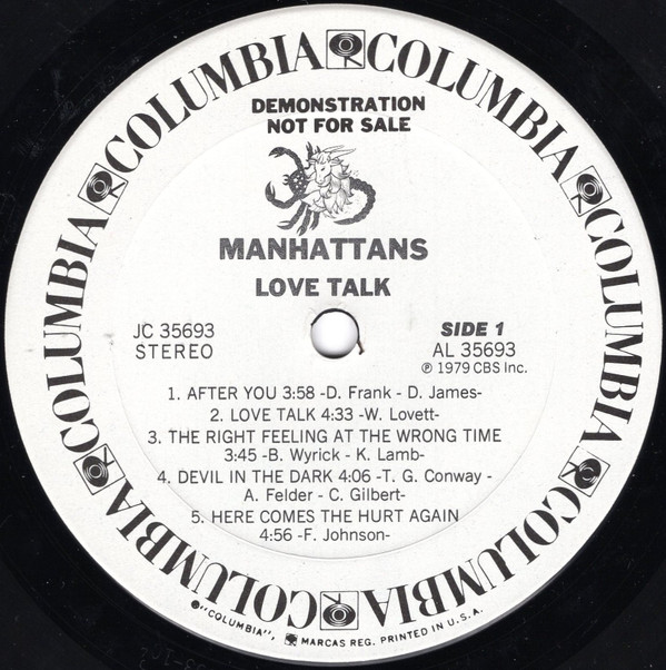 lataa albumi Manhattans - Love Talk