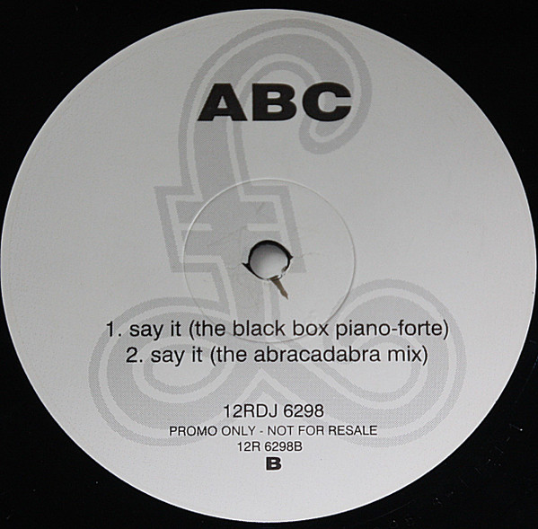 ladda ner album ABC - Say It The Black Box Mix